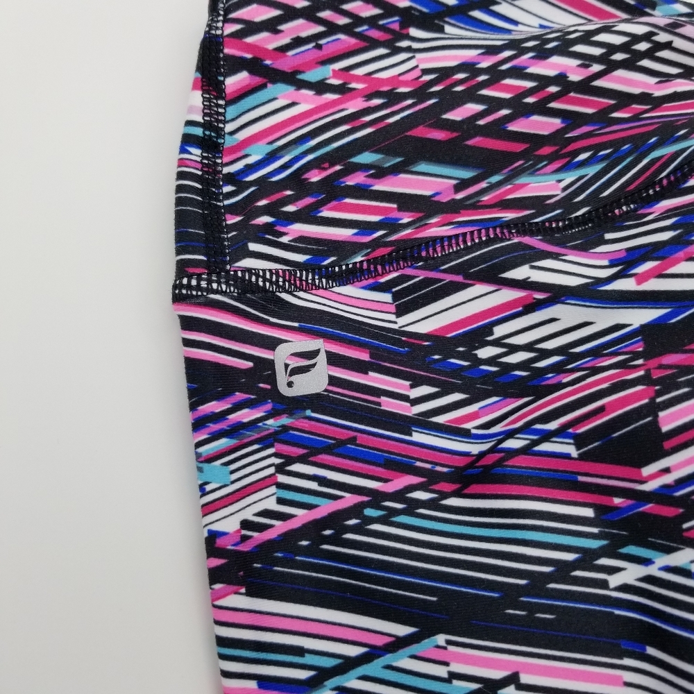 Fabletics Zoey Digital Print Mesh Capri Legging W… - image 6